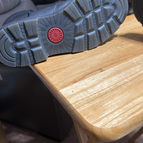 UGG Biltmore Hiker Men's Waterproof Lace Up Ankle Boots in Black Suede Size 11.5 - Picture 4 of 5